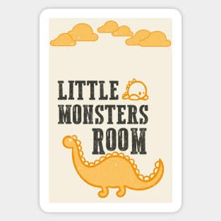 Little monsters room Sticker